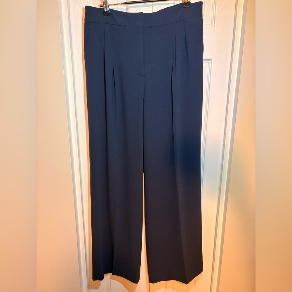NWT! RW&Co Wide Leg Navy Blue Dress Pants - Sz 12